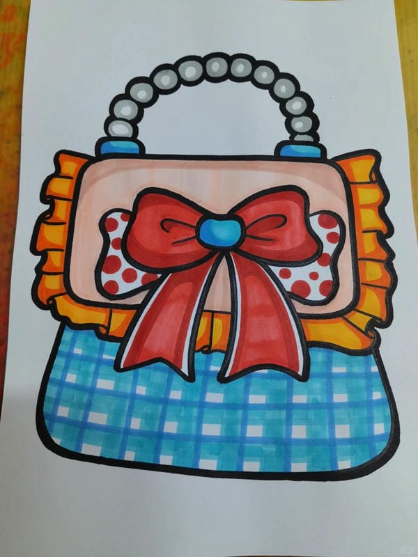 tranh vẽ túi xách 28