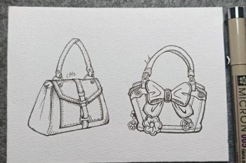 290+ Tranh vẽ túi xách cho bé yêu thích thời trang nhỏ xinh