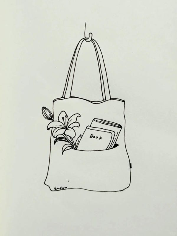 tranh vẽ túi xách 4