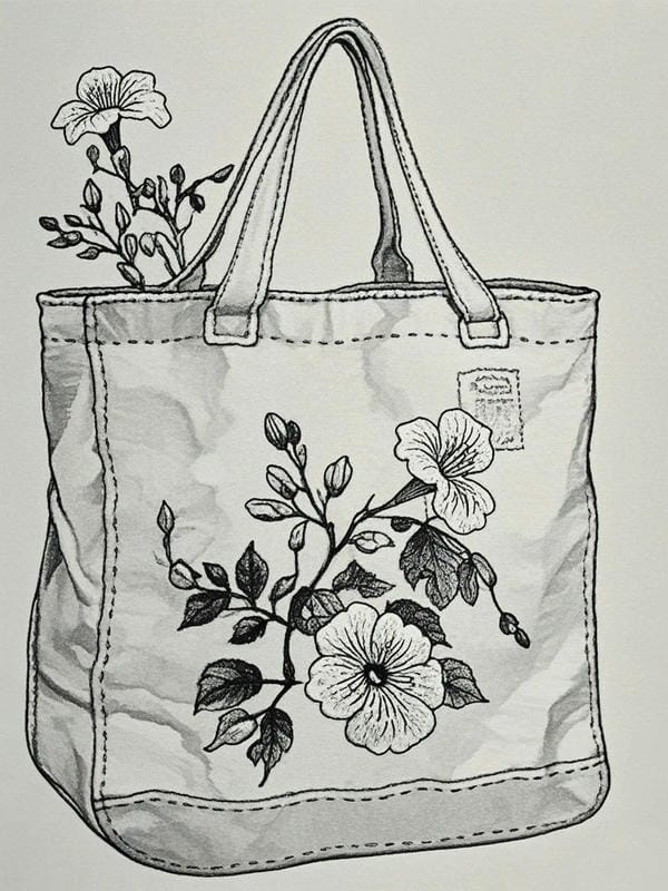 tranh vẽ túi xách 6