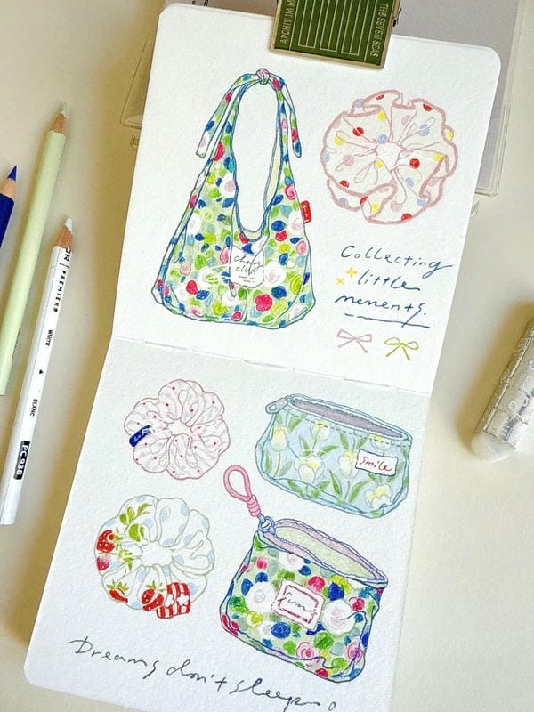 tranh vẽ túi xách 8