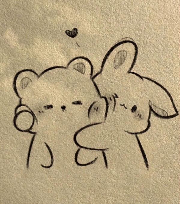 tranh vẽ về tình bạn thân 12