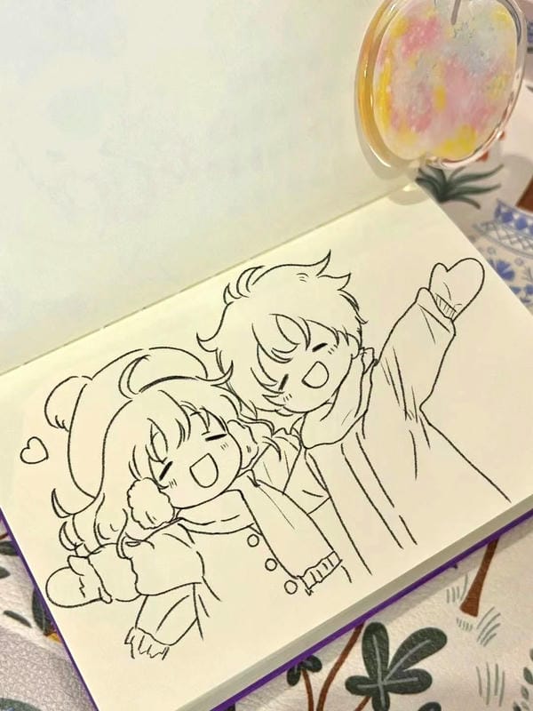 tranh vẽ về tình bạn thân 23