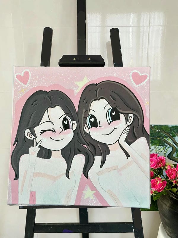 tranh vẽ về tình bạn thân 30