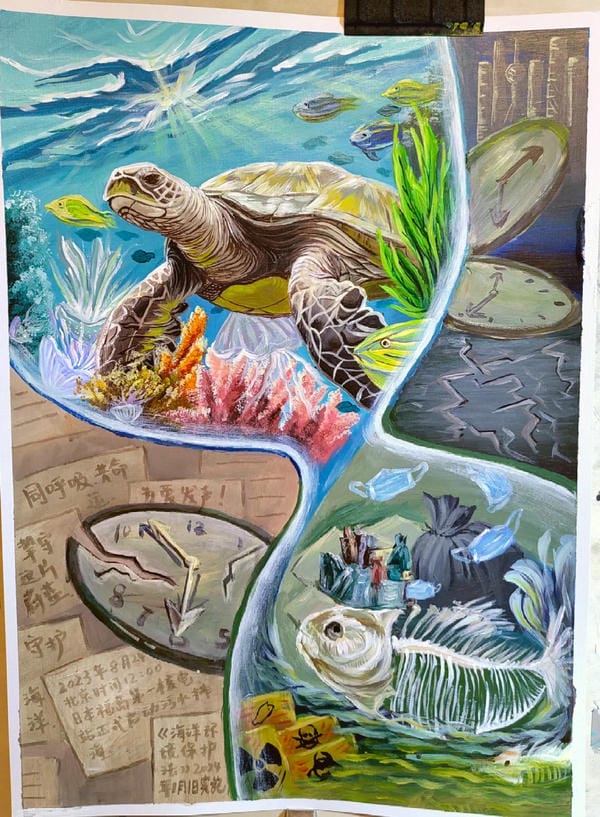 vẽ tranh bảo vệ động vật 1