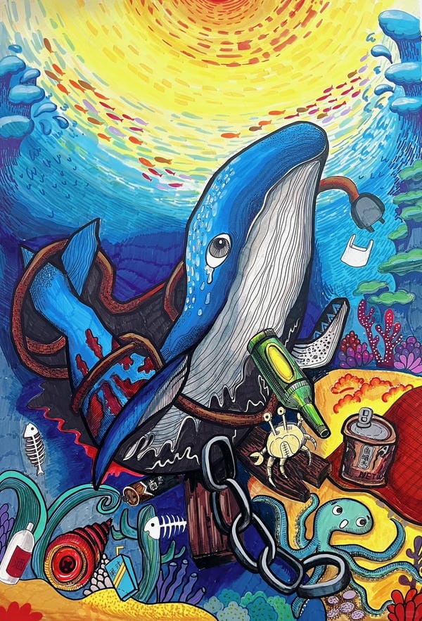 vẽ tranh bảo vệ động vật 11