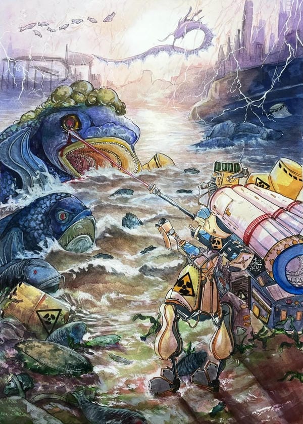 vẽ tranh bảo vệ động vật 18