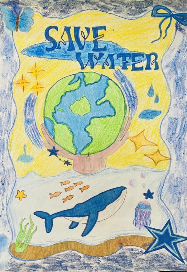 vẽ tranh bảo vệ trái đất 1