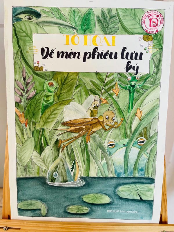 vẽ tranh bìa sách 10