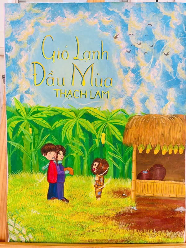 vẽ tranh bìa sách 11