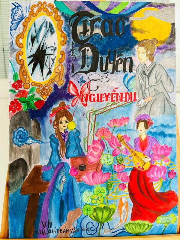 vẽ tranh bìa sách 16