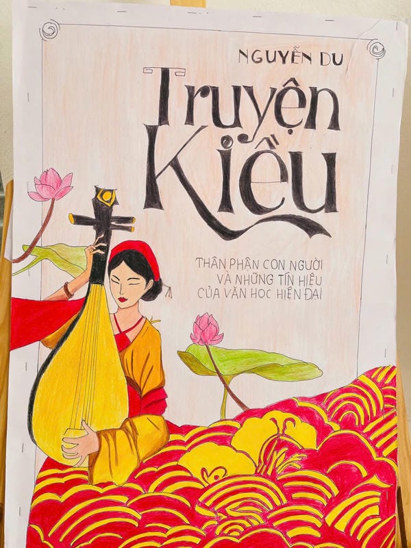 vẽ tranh bìa sách 18