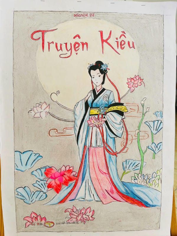 vẽ tranh bìa sách 19