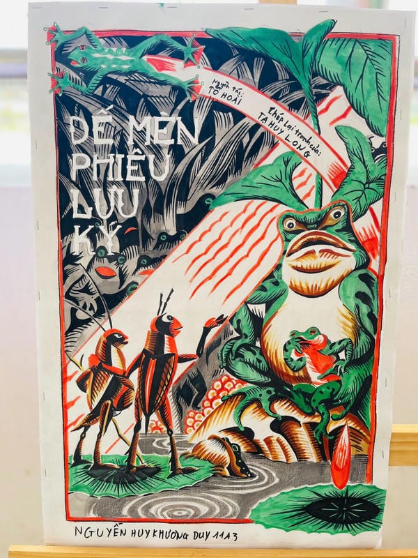 vẽ tranh bìa sách 6