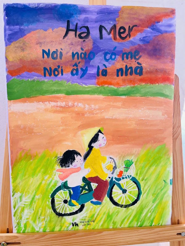 vẽ tranh bìa sách 8