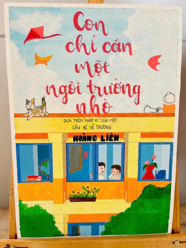 vẽ tranh bìa sách 9