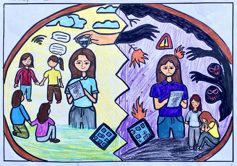 vẽ tranh bình đẳng giới 11