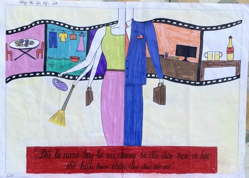 vẽ tranh bình đẳng giới 13