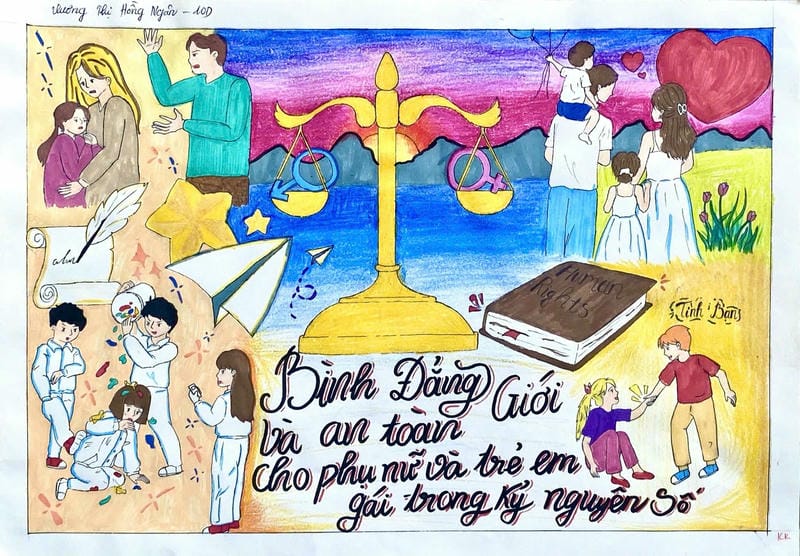 vẽ tranh bình đẳng giới 15