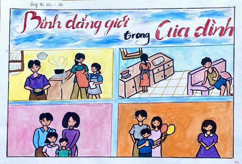 vẽ tranh bình đẳng giới 17