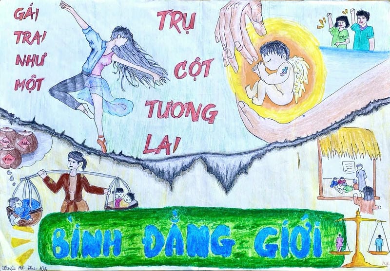 vẽ tranh bình đẳng giới 18