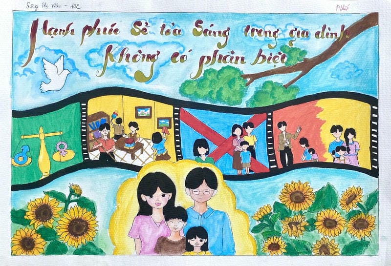 vẽ tranh bình đẳng giới 2