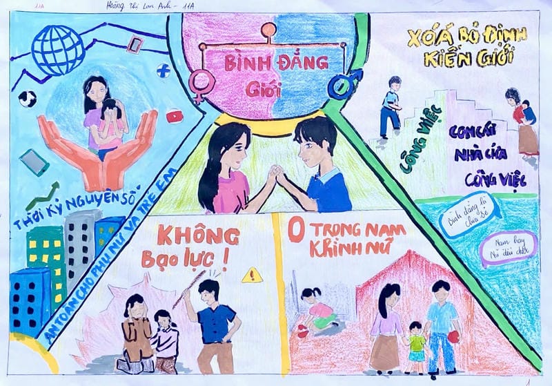 vẽ tranh bình đẳng giới 3