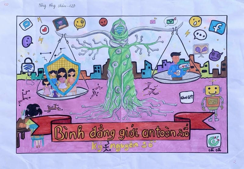 vẽ tranh bình đẳng giới 4