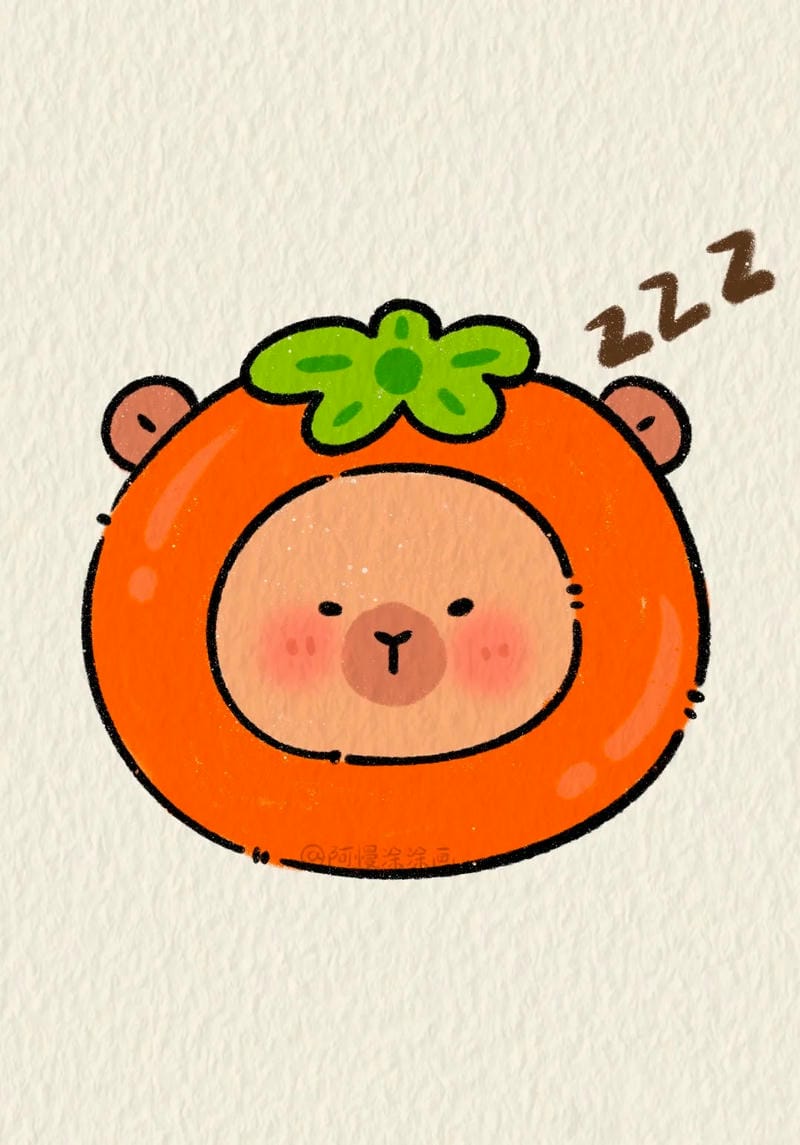 vẽ tranh capybara 12