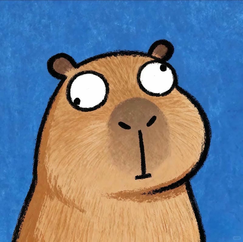 vẽ tranh capybara 16