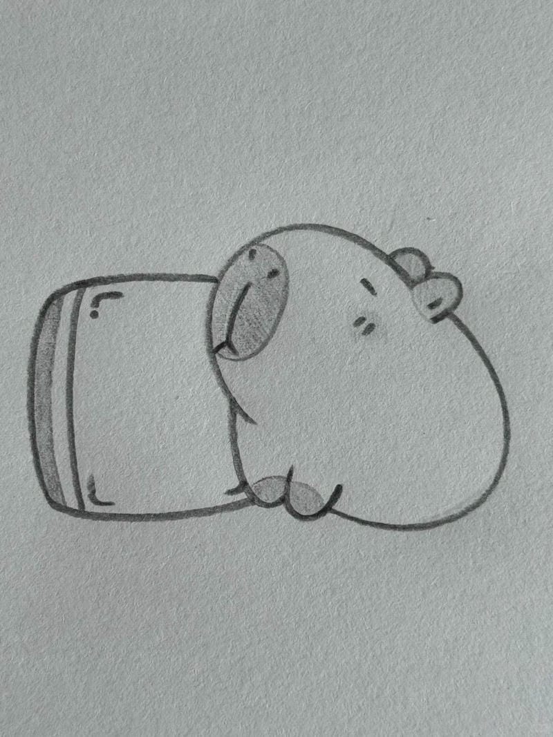 vẽ tranh capybara 18