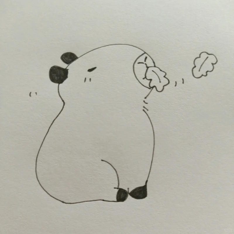 vẽ tranh capybara 23