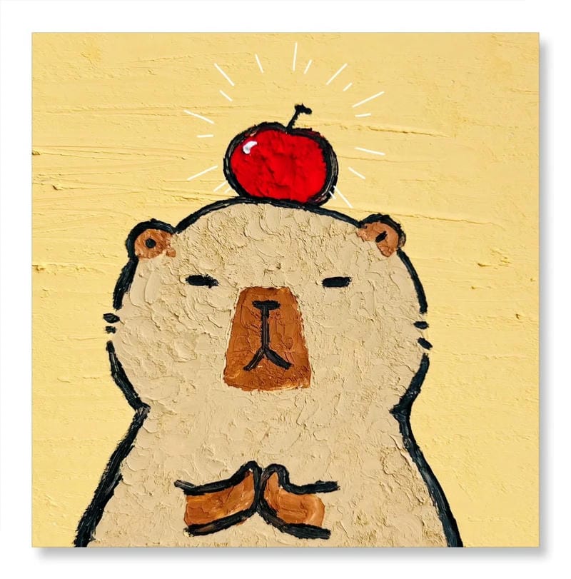 vẽ tranh capybara 29