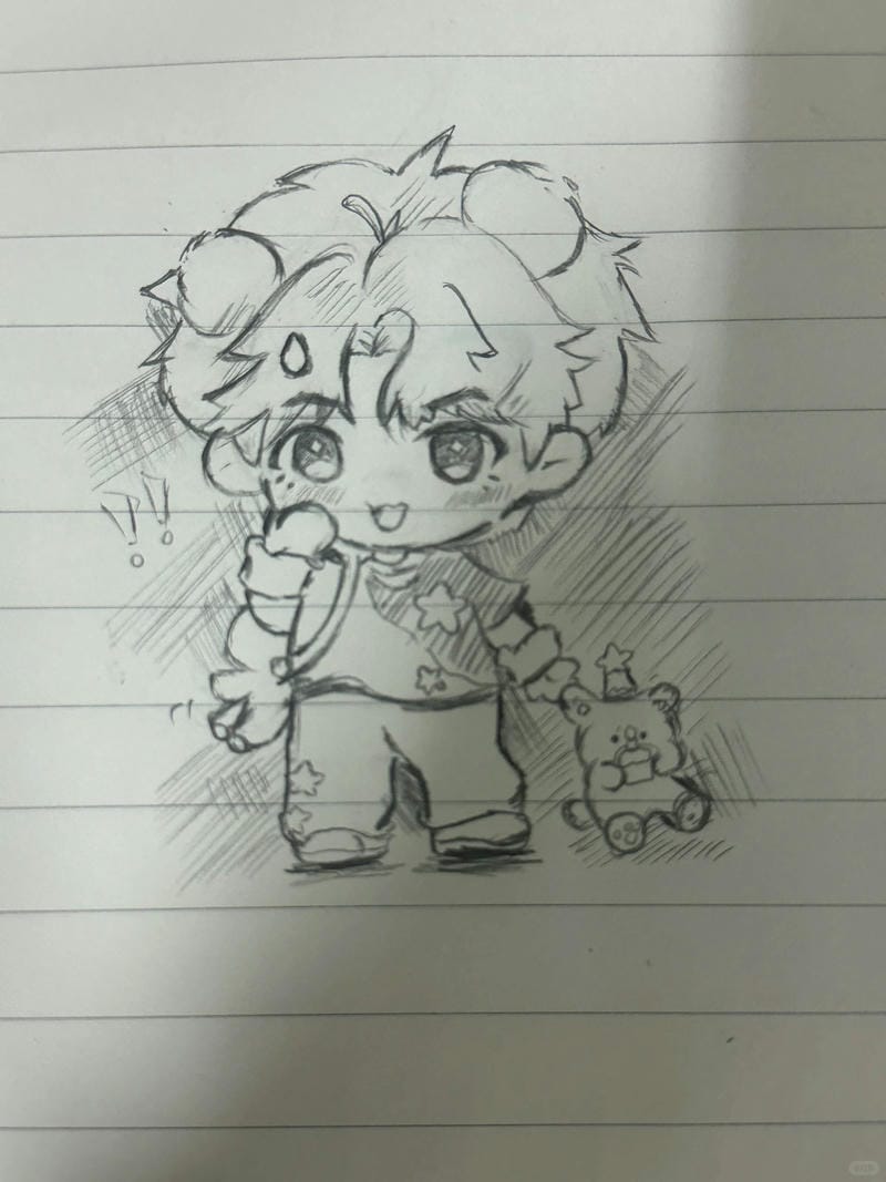 vẽ tranh chibi 11