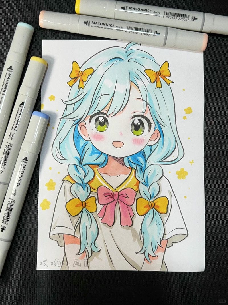 vẽ tranh chibi 26