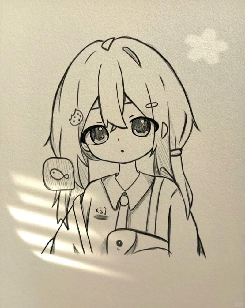 vẽ tranh chibi đơn giản