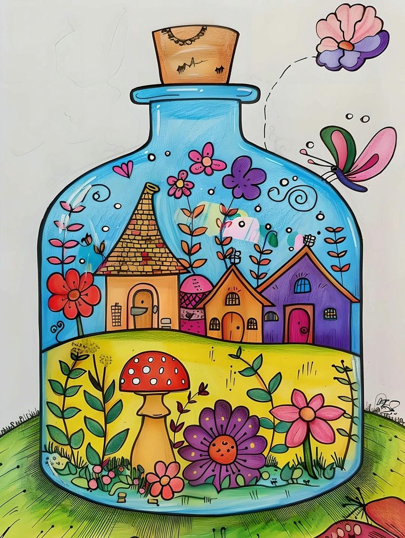 vẽ tranh chủ đề mùa xuân