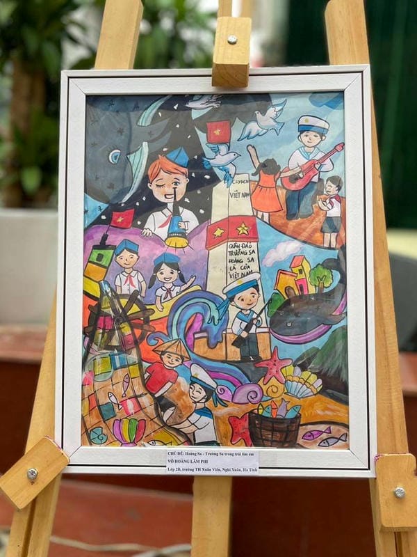 vẽ tranh chủ đề thiếu nhi làm nghìn việc tốt