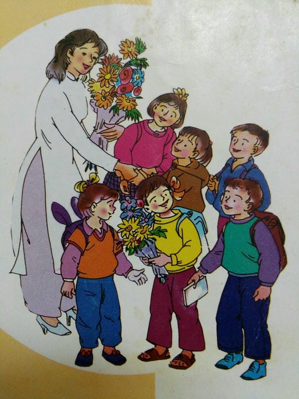 vẽ tranh cô giáo​ 22