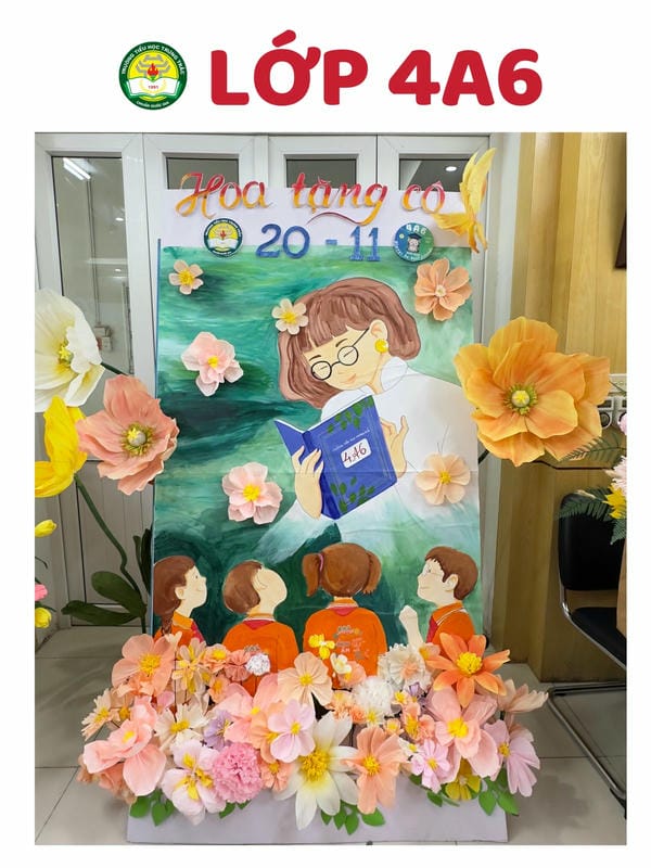 vẽ tranh cô giáo​ 25