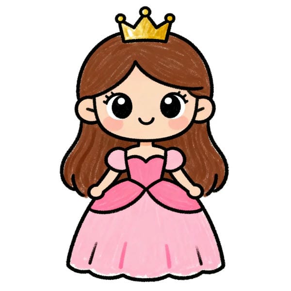 vẽ tranh công chúa 1