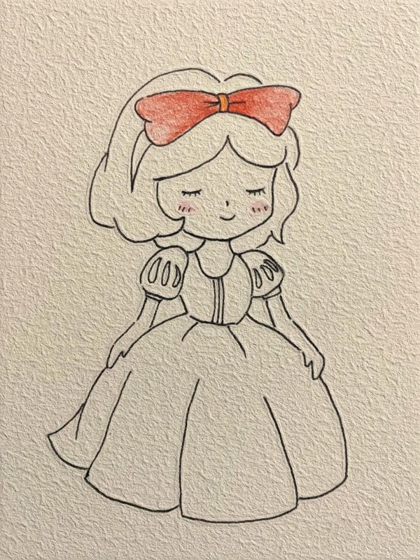 vẽ tranh công chúa 22