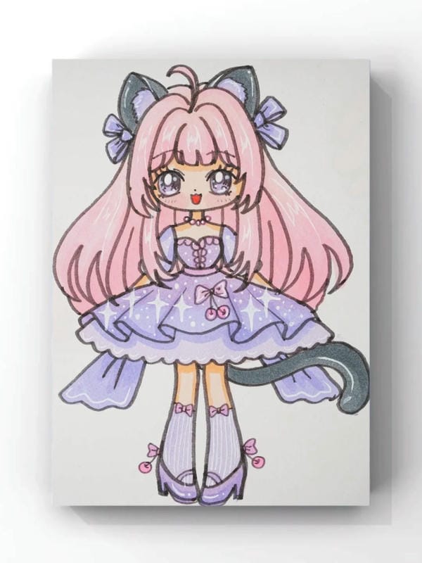 vẽ tranh công chúa 7