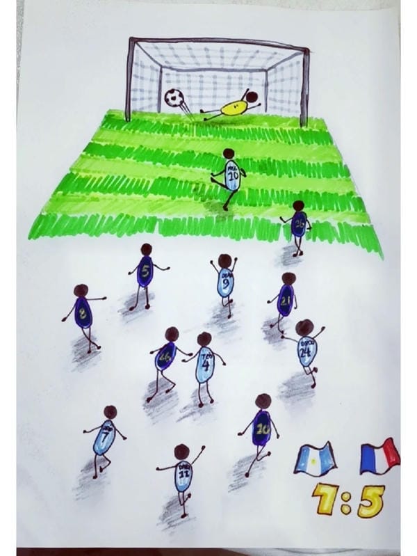 vẽ tranh đá bóng 15