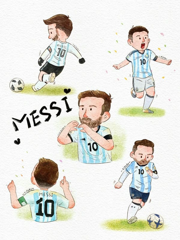 vẽ tranh đá bóng 24