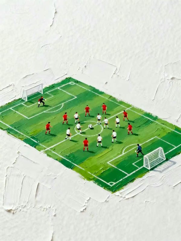 vẽ tranh đá bóng 4