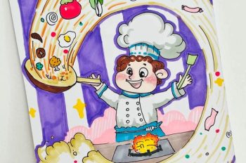 240+ Vẽ tranh đầu bếp cho bé thích nấu nướng và tham khảo