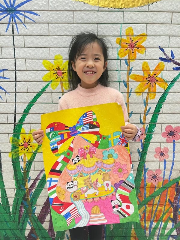 vẽ tranh em yêu hòa bình