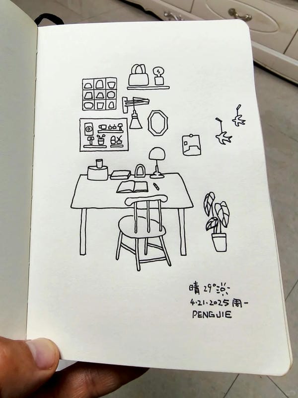 vẽ tranh góc học tập 6