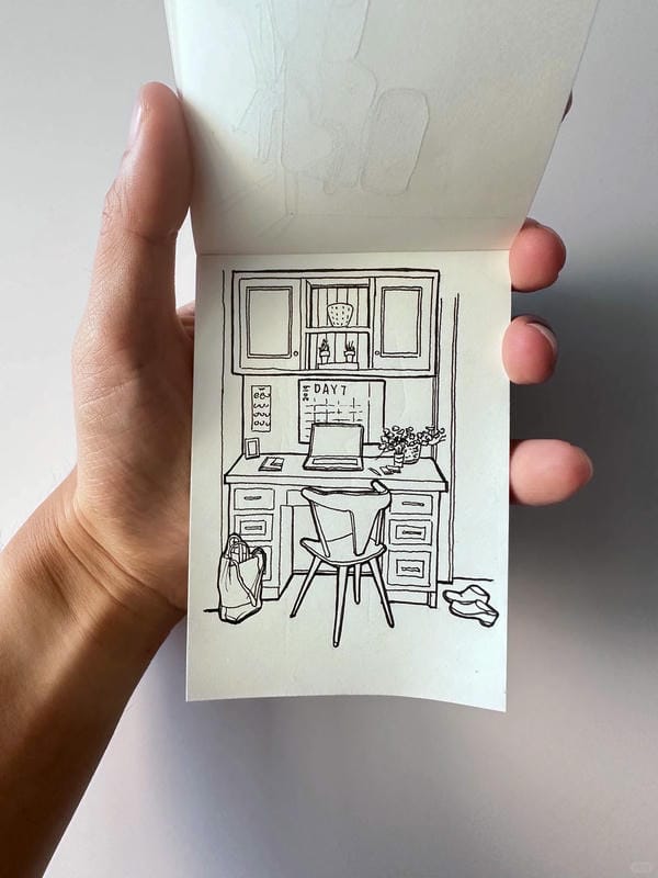 vẽ tranh góc học tập 7